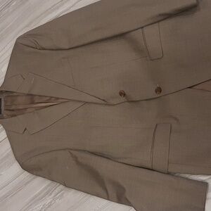 Men ralph lauren suit light green 100%soft wool excellent condition